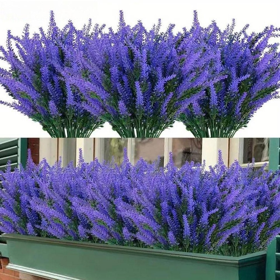 Artificial Flowers Fake Outdoor UV Resistant Boxwood Decor Shrubs