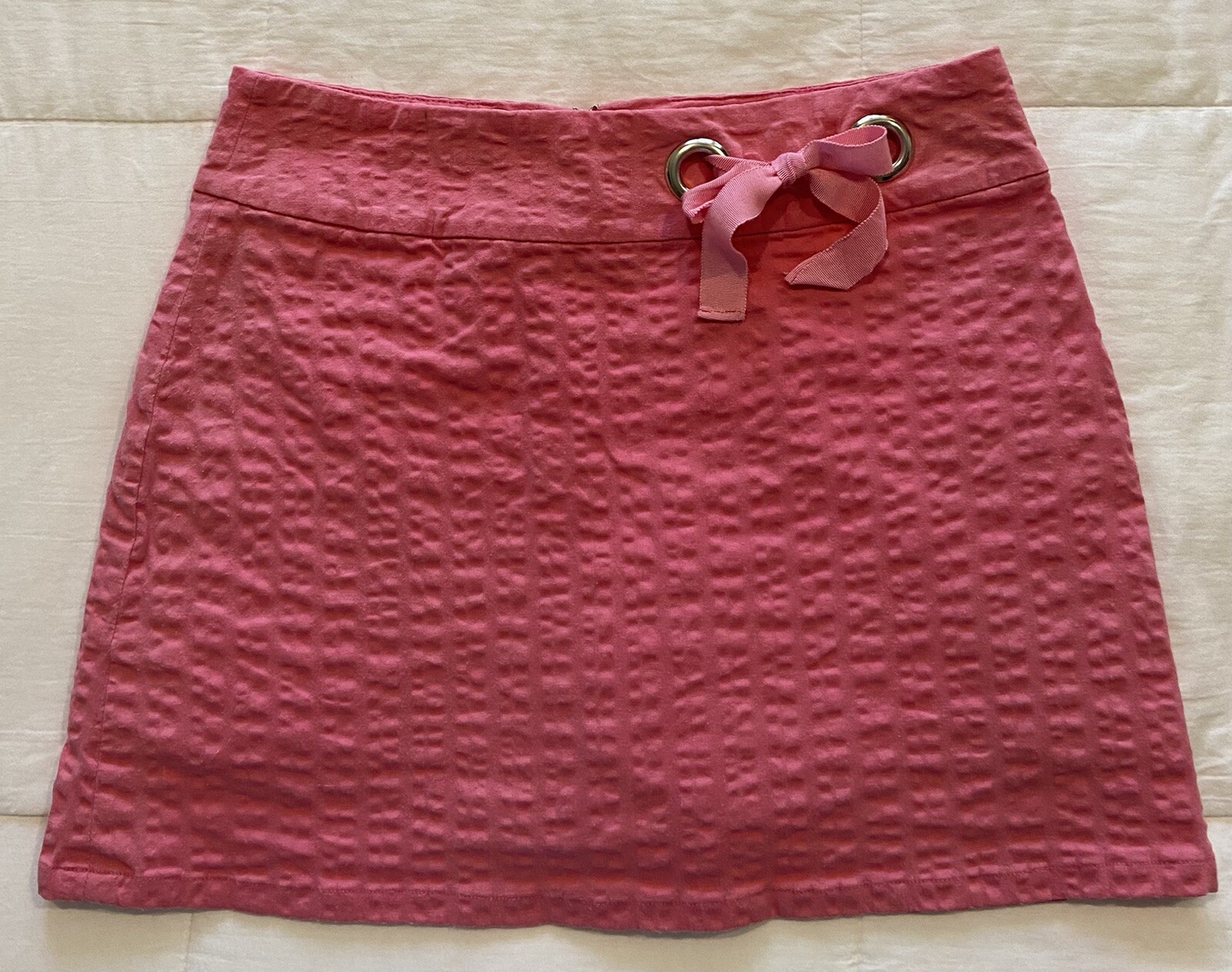 LILLY PULITZER Size 4 Pink Solid Basic Cotton Ski… - image 1