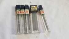 5 Packages of Pentel Hi Polymer .5mm Super Pencils Leads B HB C25 C505