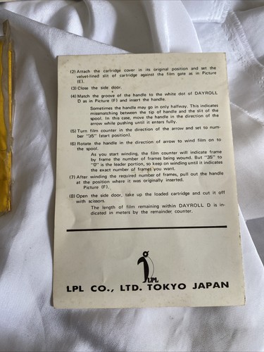 LPL Dayroll Deluxe Bulk Film Loader for 35mm W/Box & Gelatin Filter - Picture 9 of 9