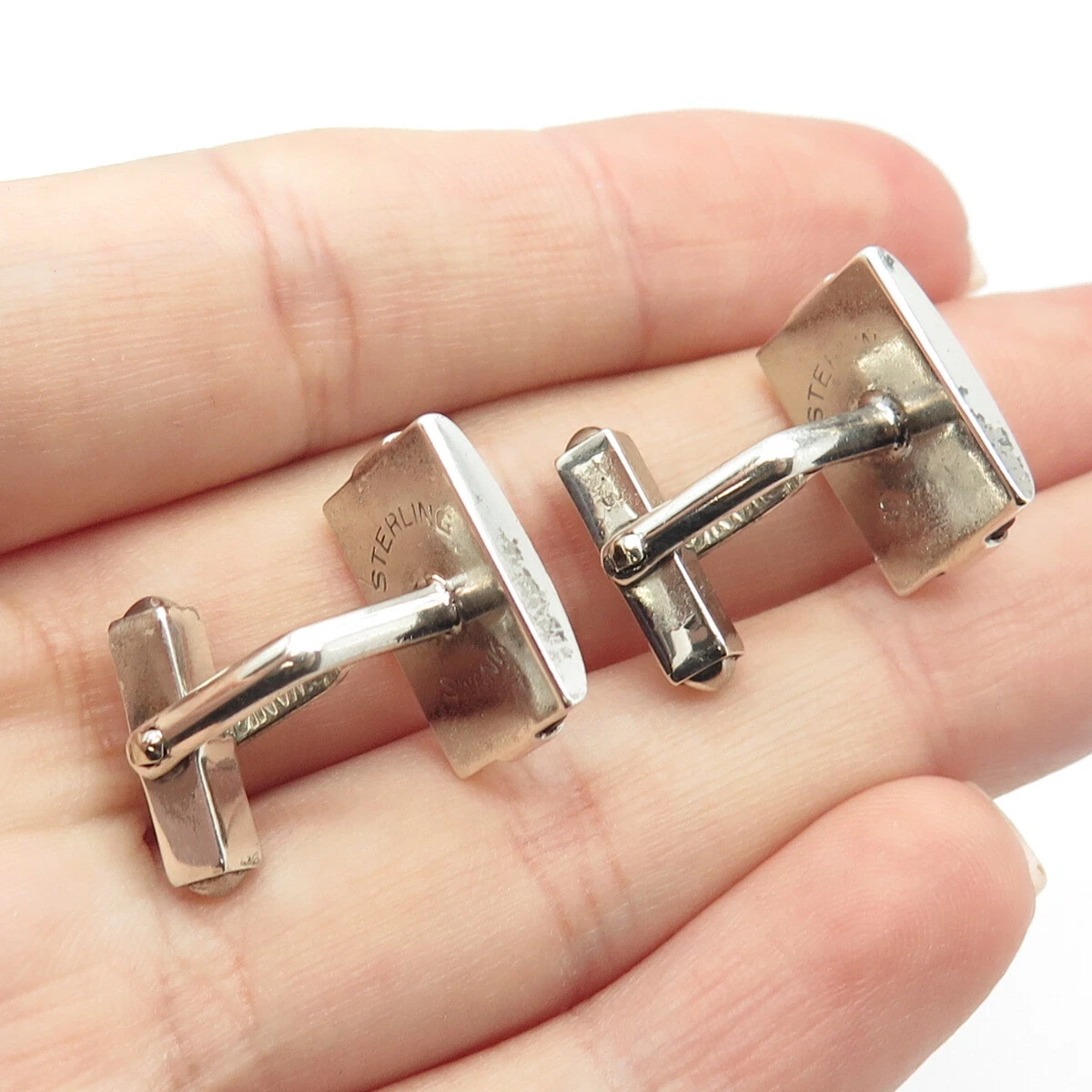 Swank sterling silver best sale cufflinks