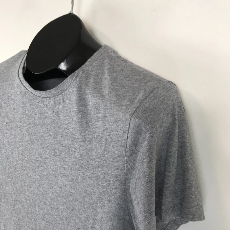 ASOS Crew Neck Tee Women’s Large Gray Short Sleeve Organic Cotton Knit Casual - Image 3 of 4