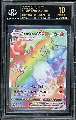 Pokemon Champions Path - Charizard Rainbow VMAX #74 - Black Pokemon Champions Path - Charizard Rainbow VMAX #74 - Black