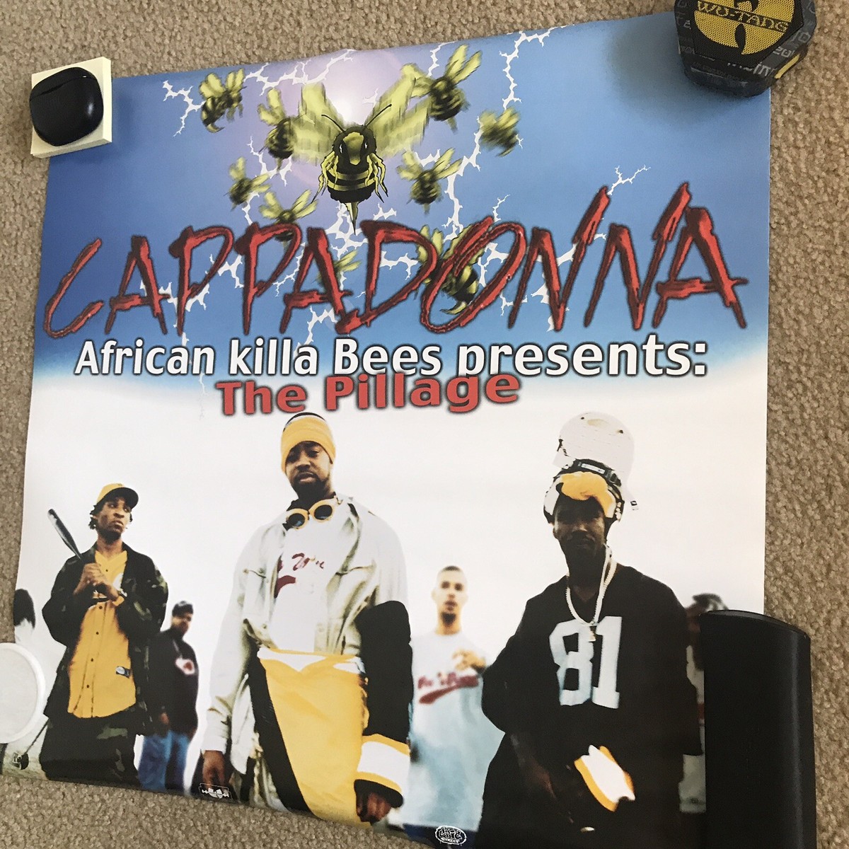 🔴 Wu-Tang Poster Cappadonna The Pillage 24x24 Rare WuTang