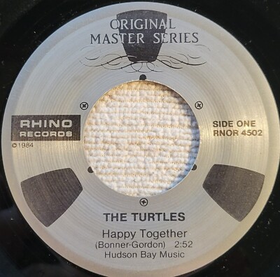 Turtles ''Happy Together / You Don't Have To Walk In The Rain'' VG+ reissue