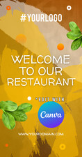 Vertical Video with Canva Template - Restaurant