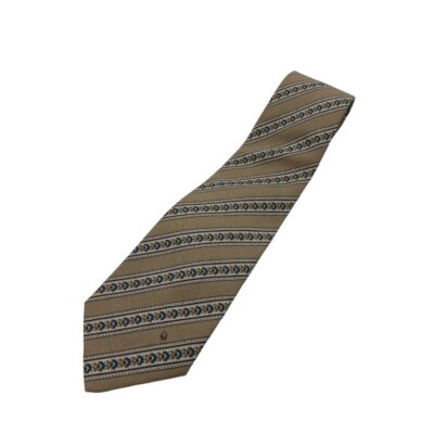 Christian Dior MONSIEUR Neck Tie Regimental silk cotton Blue Men's