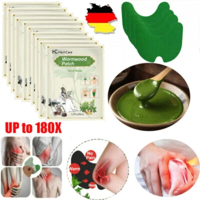MARKENLOS 12-200X Herbal Pain Relief Patch for Knee, Naturana Knee Pain Relief Patches DE