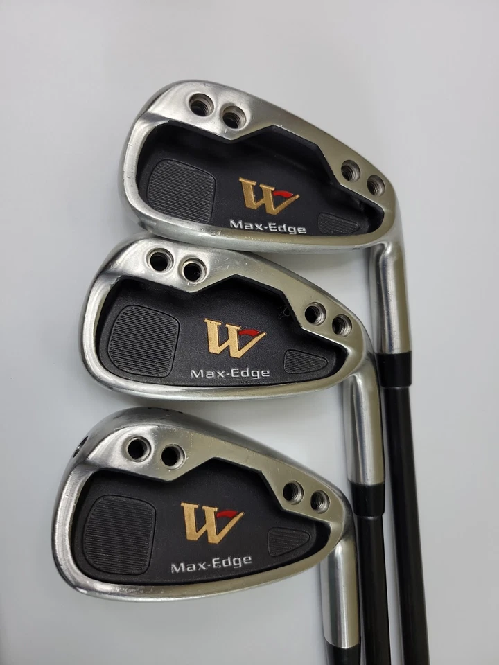 Warrior Golf Max-Edge Iron Set 4, 5,6,8,9,PW(7 IRON MISSING ) Custom fit flex - Image 2 of 4