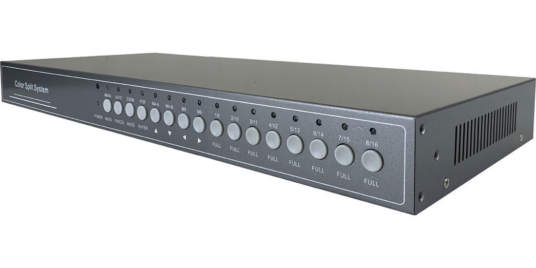 Analog Video Multi-viewer 16 RCA BNC Inputs + RCA BNC VGA