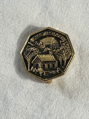 Vintage Tie Tack Life Member N E A National Ethics Association Anstecknadel Pinback - Bild 2 von 4