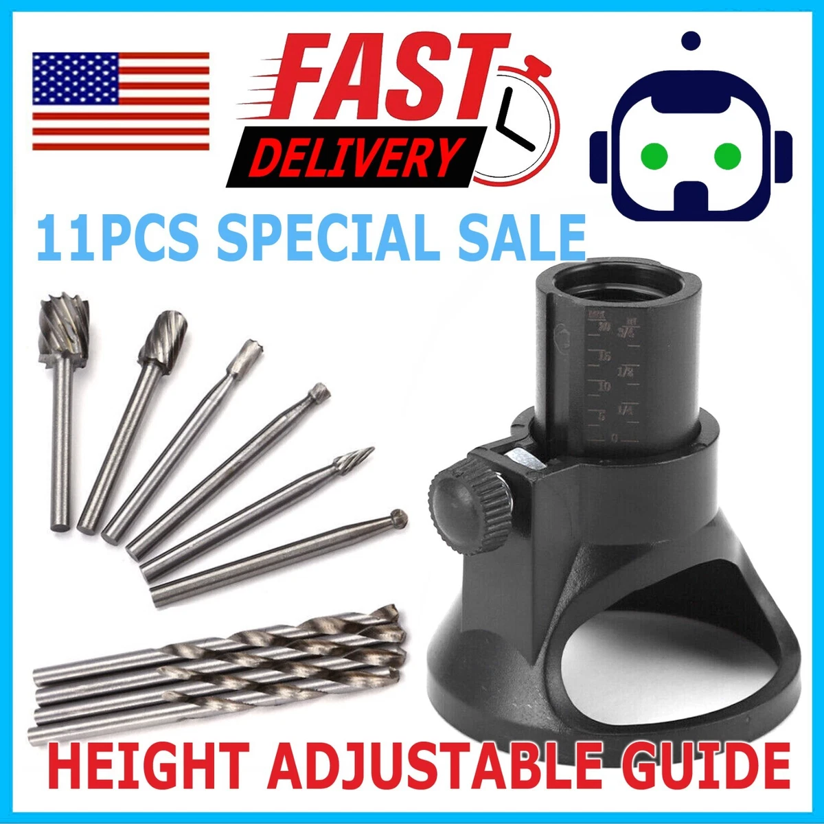 Dremel 612 3/32" Beading Router Bit – 1/8" Shank For All Rotary Tools
