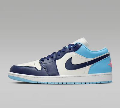 #ad #ad Nike Air Jordan 1 Low Sail Blue Chill 553558 149 Men#x27;s Size New $94.99