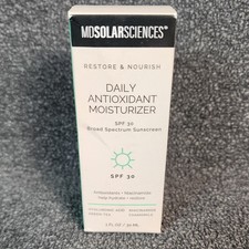 MDSolarSciences Daily Antioxidant Moisturizer SPF 30 Sunscreen 1oz 30mlEXP 11/25