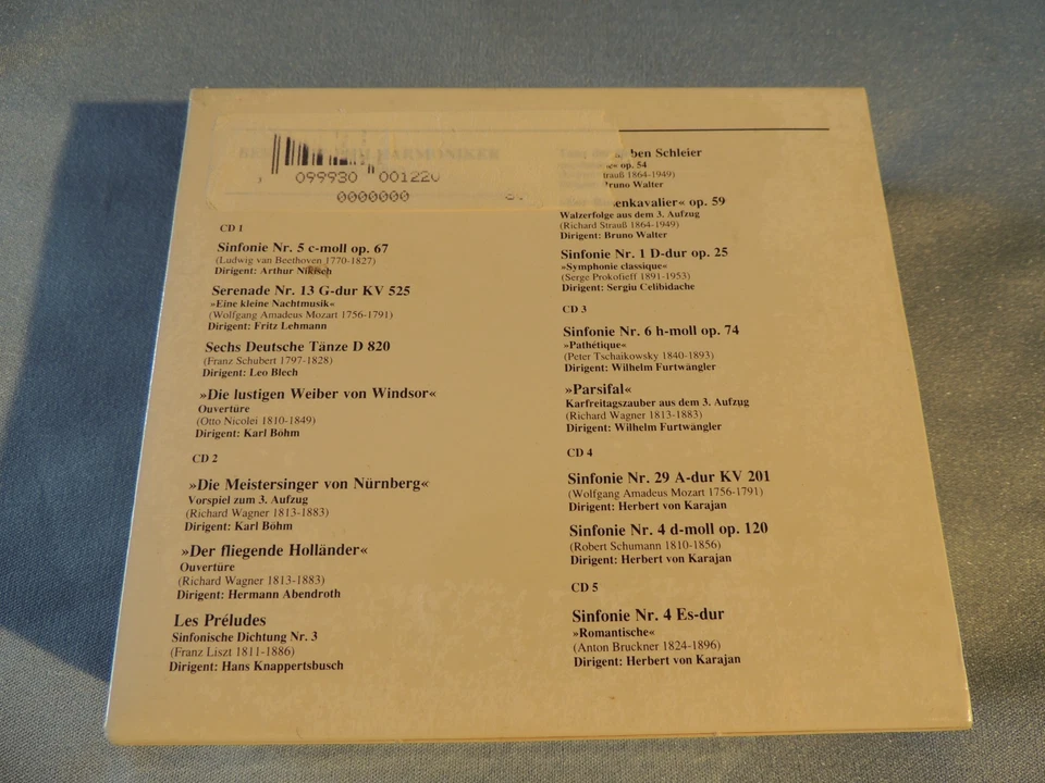 Sealed 5 CD Box Berliner Philharmoniker 100 Jahre Ausgewählte Tondokumente | - Bild 3 von 3