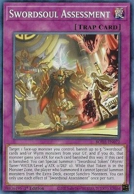 Swordsoul Assessment - BODE-EN072 - Common - 1st Edition - Lightly Played