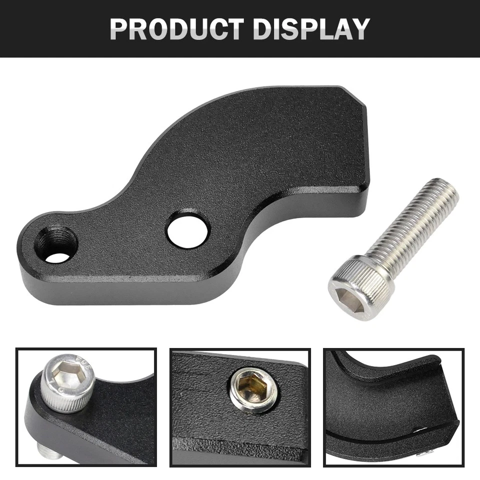 Soporte de asistencia neutro de cambio de marchas negro para Harley M8 Touring Softail / Electra Foto 4 de 4