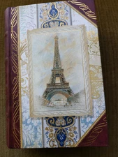 Punch Studio EIFFEL TOWER Faux Book Keepsake Box 6.5" x 4.5" x 1.5"
