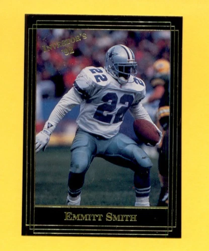1992 Investor's Journal EMMITT SMITH Dallas Cowboys Magazine Card