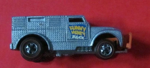 Funny Money  Armored Truck 1970 Hot Wheels Redline Heavyweights Repro Bumper