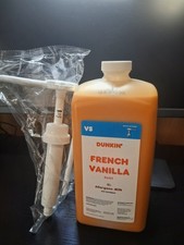 Dunkin French Vanilla Swirl Syrup 64 oz with ...