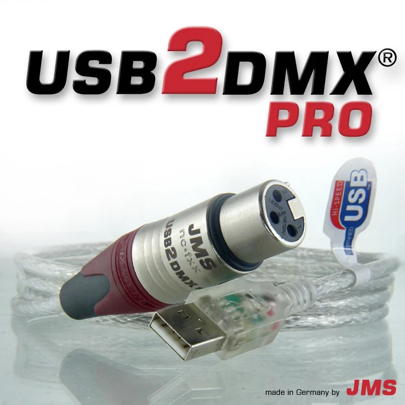 USB2DMX PRO JMS 512 DMX Kanäle USB Controller Interface für PC & Laptop - Bild 2 von 4
