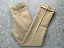  65 New Lands' End Men's Traditional Fit No Iron Chino Pants Khaki 30x33