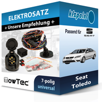 für Seat Toledo 07.2012-06.2015 Towtec E-Satz 7Polig Universell NEU