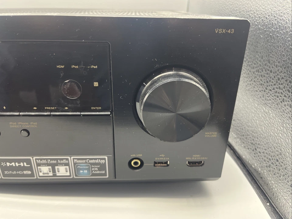Pioneer VSX-43 ELITE 7.1 Channel A/V Receiver For Parts ! - Image 3 of 4