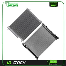 Fits 2016-2019 Honda Civic Replacement Radiator & Condenser Assembly