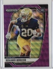 2025 Panini Prizm Draft Picks Football Purple Wave Benjamin Morrison #75