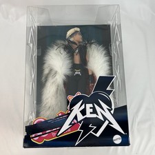Barbie The Movie Collectible Ken Doll- Sealed - Big Faux Fur Coat And Black Vest