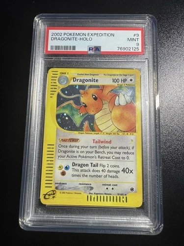 Pokémon Dragonite Expedition Base Set Holo Rare PSA 9 009/165 English 2002