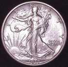 1917 WALKING LIBERTY HALF DOLLAR, AU GRADE