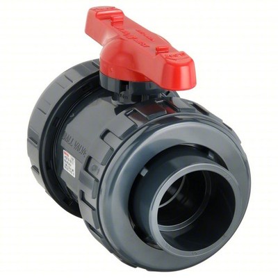 Asahi 1605020 2'' Socket X Thread Pvc Ball Valve 2-Way