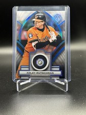 2026 Topps Tribute #SOA-AR Adley Rutschman Stamp of Approval Relics Blue #08/150