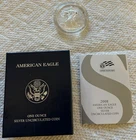 U.S Mint 2008-W American Eagle One Dollar $1 Silver Uncirculated Coin w Box/COA