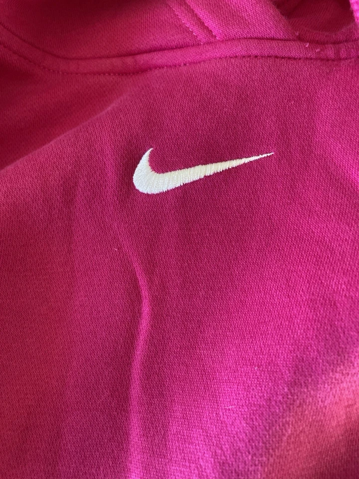 Nike Pink Hooded Sweatshirt Medium Nike Pullover Hoodie Womens Medium Oversized - Image 3 of 4