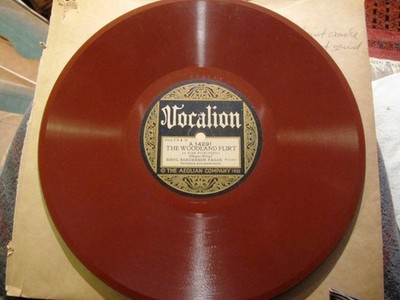 1922 Sibyl Sanderson Fagan WHISTLER Vaudeville BIRD AND SAXOPHONE Vocalion 1429