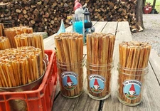 Fatwood (Lighter'd) Finely Hand processed Jar 100% all-Natural Fire Starter!