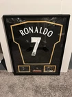 Cristiano Ronaldo Signed Manchester United #7 Jersey Beckett BAS Auth Soccer
