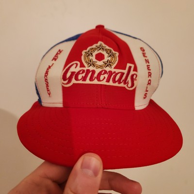 VINTAGE New Jersey Generals Hat Cap Snap Back Blue Football USFL Trucker Mens