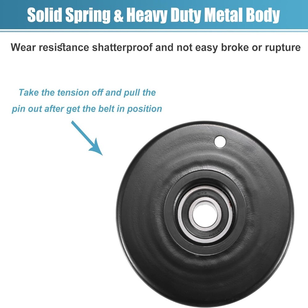 1Pc Black Pulley Wear Resistant Idler Pulley Adjuster for Car eBay