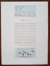 Vintage Print Ad De Beers Diamonds Jewelry Arisitde Mailol Art 1940