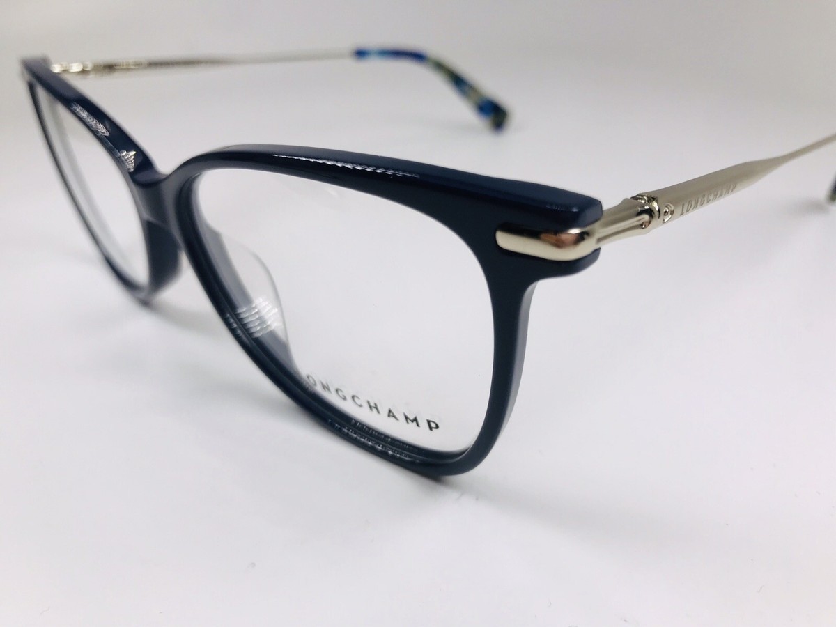 Longchamp Lo2636 424 Blue Eyeglasses 55mm With Case for sale 