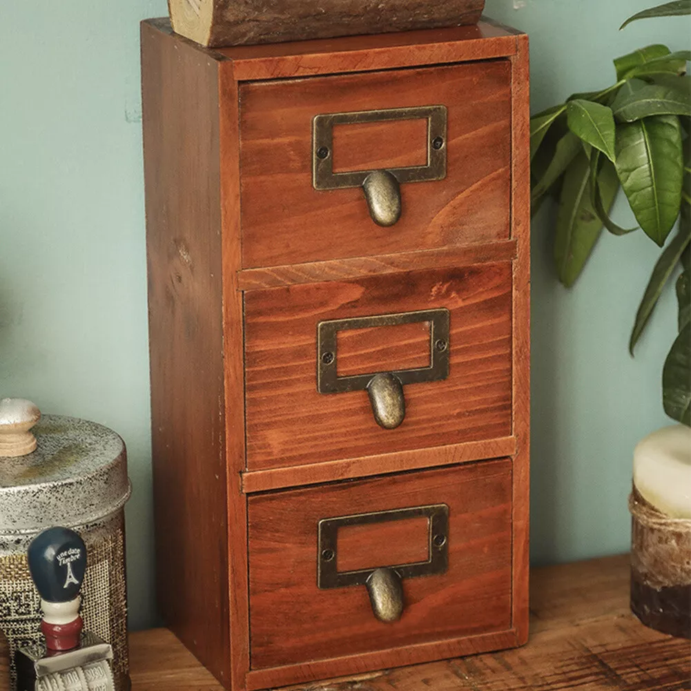 Small wooden 2024 drawers for desk