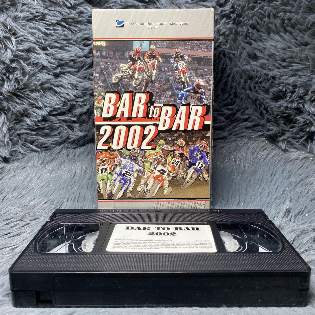Bar To Bar Supercross VHS Tape 2002 Motocross Travis Pastrana 
