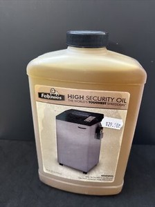 SHREDDER OIL Fellows OEM broyeur de papier Lubrifiant haute sécurité 32OZ CRC35058