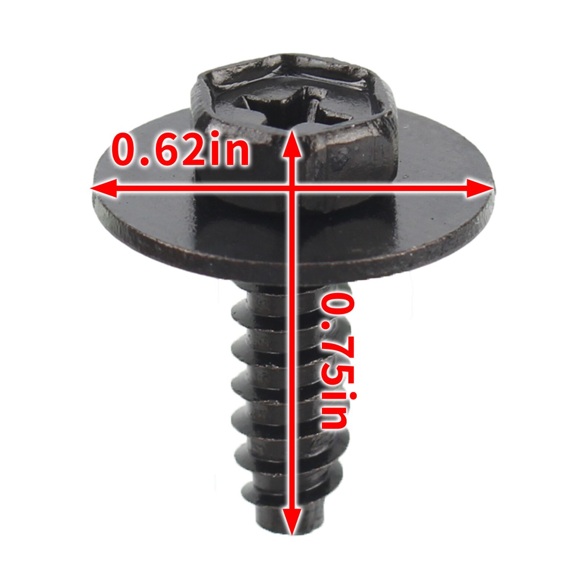 For Mazda CX-5 9CF600516B Hex Splash Baffle Bolt Bumper Retainer