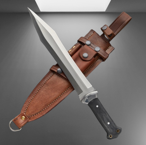 D2 Short Sword - Full Tang Tactical Combat Nightstalker Short Sword Dagger Knife - Picture 8 of 8